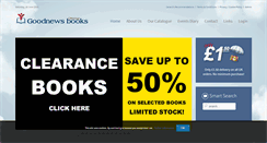 Desktop Screenshot of goodnewsbooks.co.uk